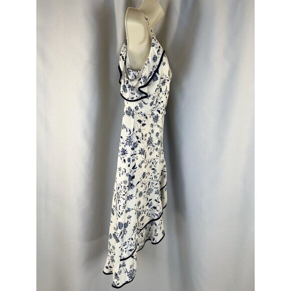 Greylin White Emma Ruffled Wrap Dress - Picture 11 of 14